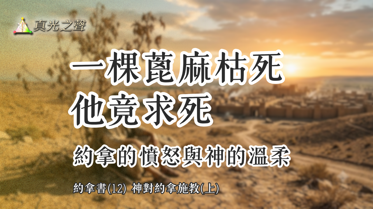 約拿書(12) 神對約拿施教(上)